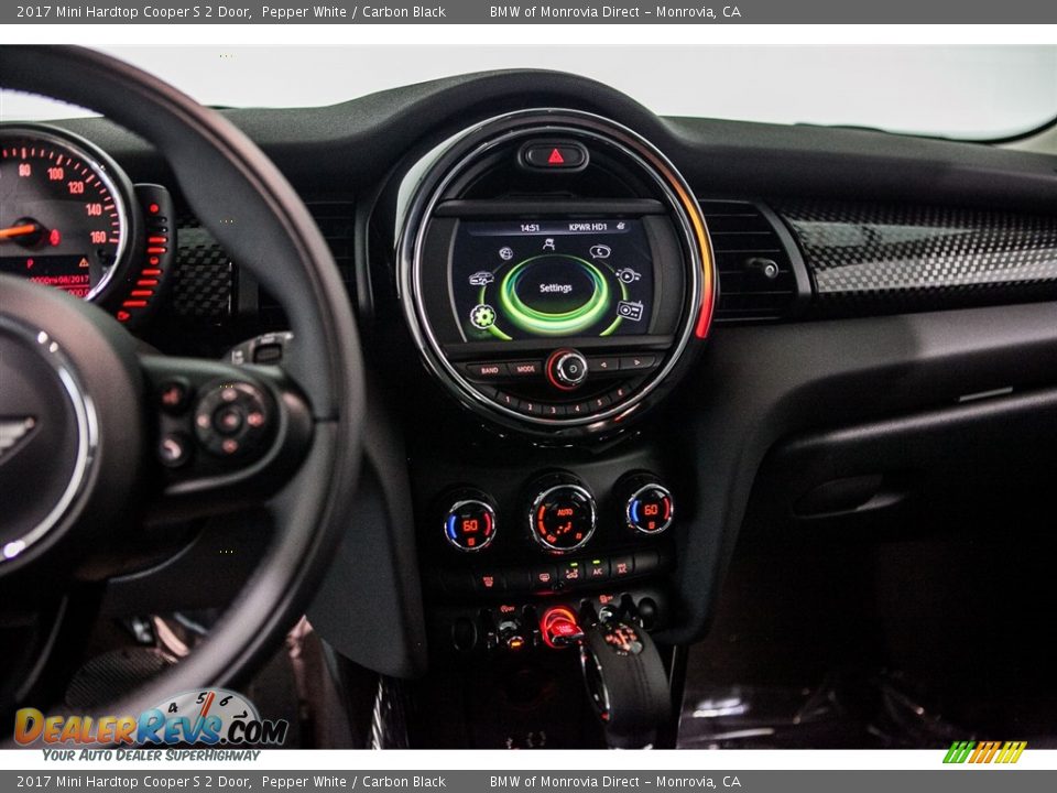 2017 Mini Hardtop Cooper S 2 Door Pepper White / Carbon Black Photo #5