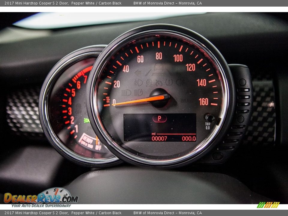 2017 Mini Hardtop Cooper S 2 Door Pepper White / Carbon Black Photo #7