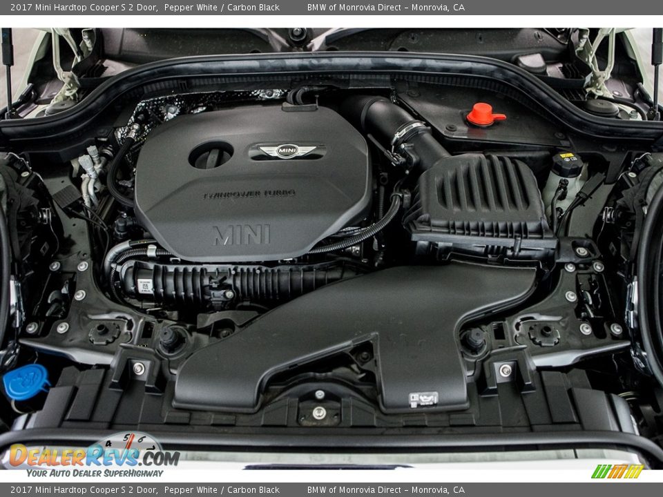 2017 Mini Hardtop Cooper S 2 Door Pepper White / Carbon Black Photo #8