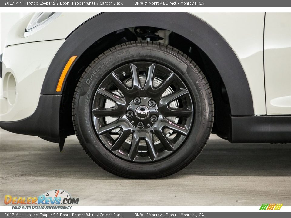 2017 Mini Hardtop Cooper S 2 Door Pepper White / Carbon Black Photo #9