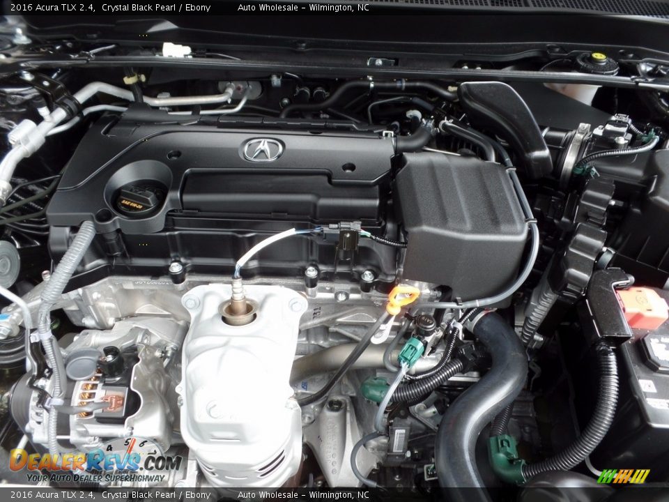 2016 Acura TLX 2.4 Crystal Black Pearl / Ebony Photo #6