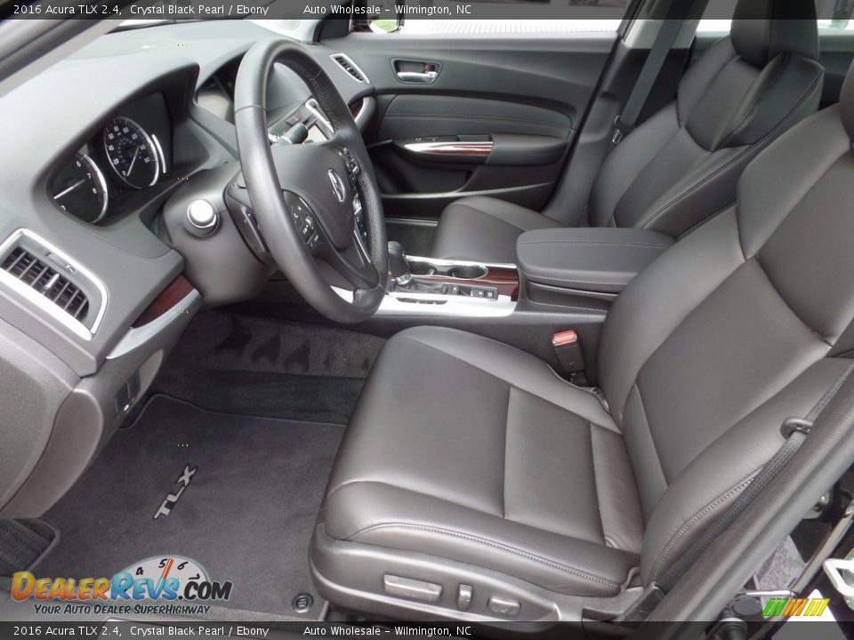 2016 Acura TLX 2.4 Crystal Black Pearl / Ebony Photo #10