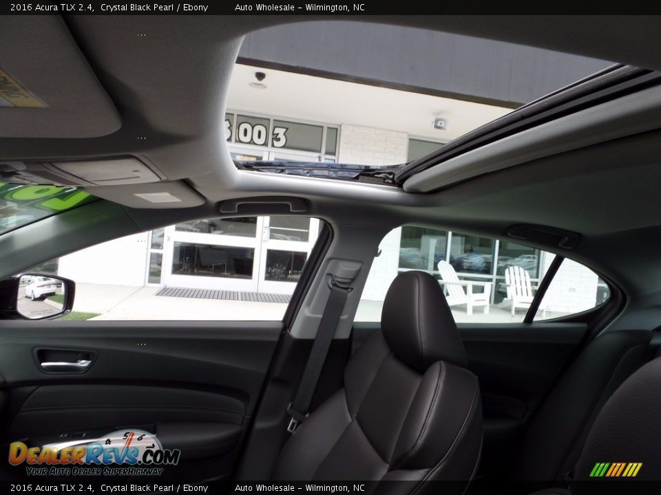 2016 Acura TLX 2.4 Crystal Black Pearl / Ebony Photo #11