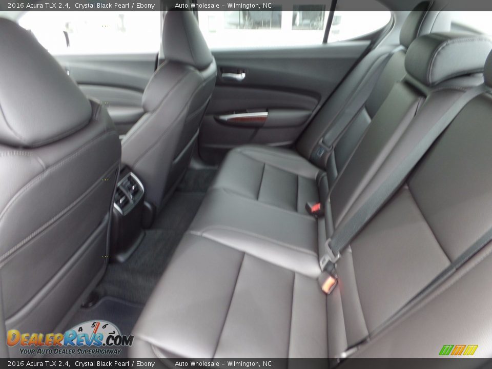 2016 Acura TLX 2.4 Crystal Black Pearl / Ebony Photo #12