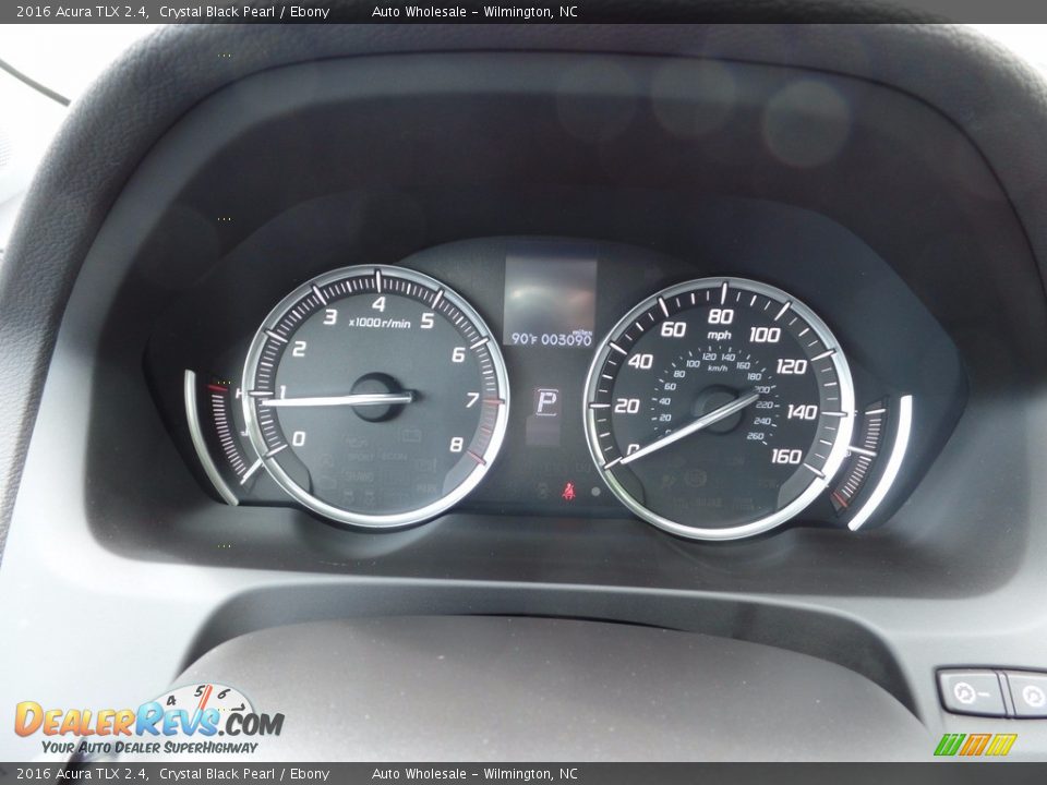 2016 Acura TLX 2.4 Crystal Black Pearl / Ebony Photo #16