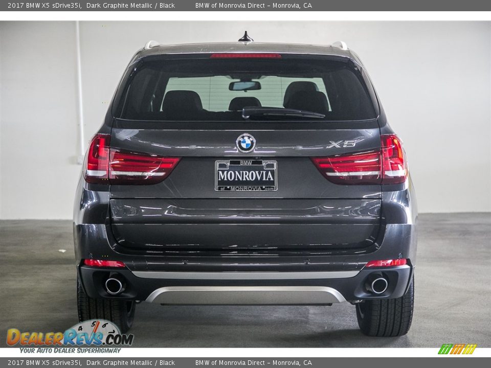 2017 BMW X5 sDrive35i Dark Graphite Metallic / Black Photo #4