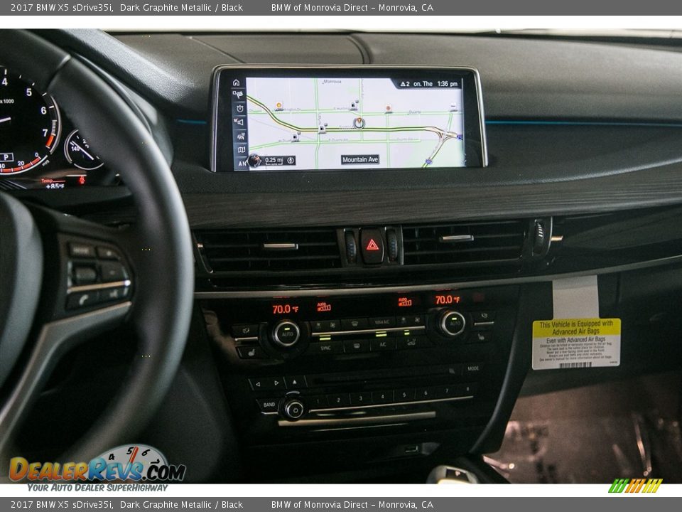 2017 BMW X5 sDrive35i Dark Graphite Metallic / Black Photo #5