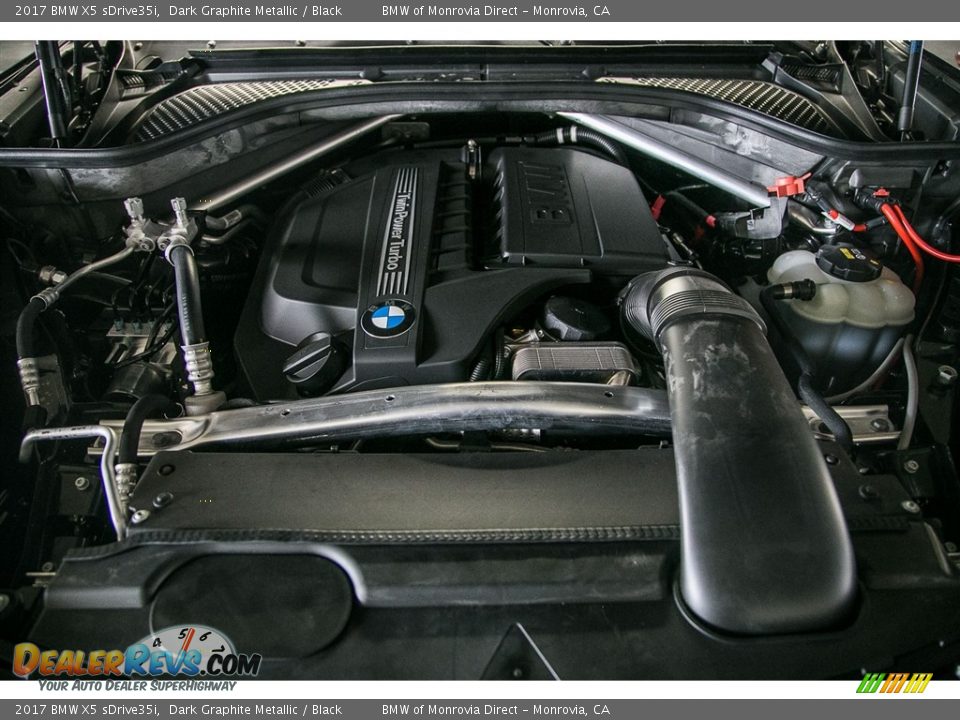 2017 BMW X5 sDrive35i Dark Graphite Metallic / Black Photo #8