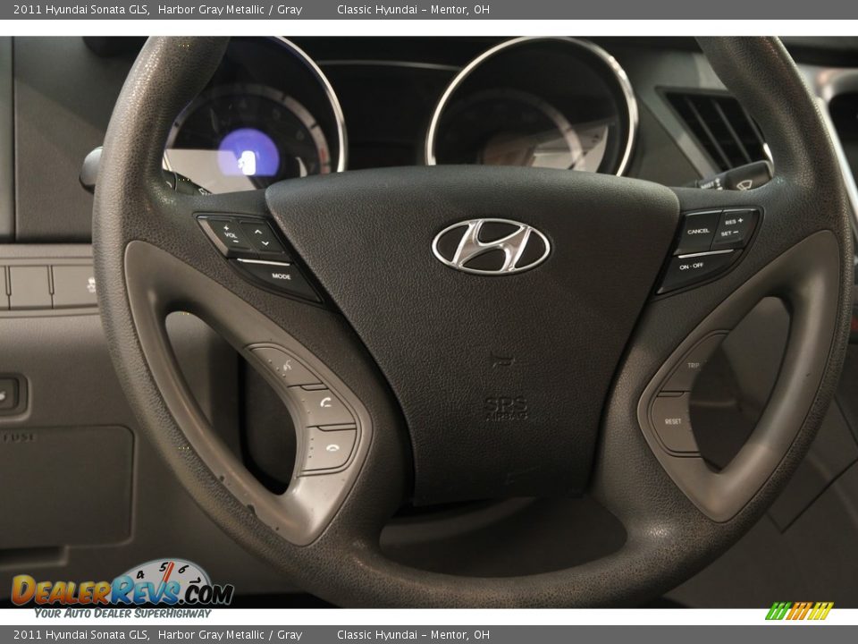 2011 Hyundai Sonata GLS Harbor Gray Metallic / Gray Photo #6