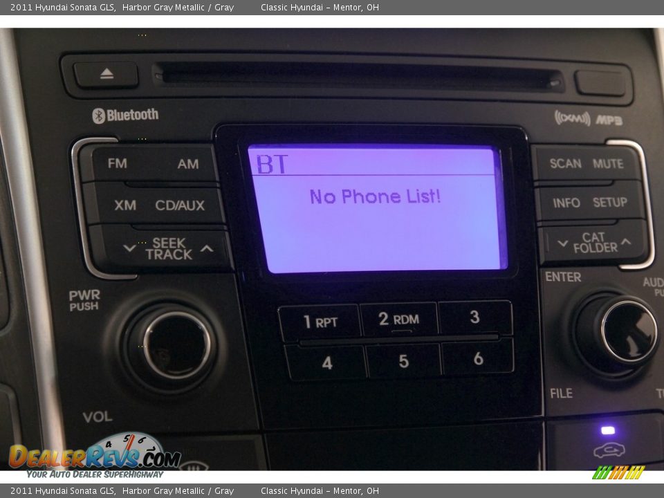 2011 Hyundai Sonata GLS Harbor Gray Metallic / Gray Photo #9