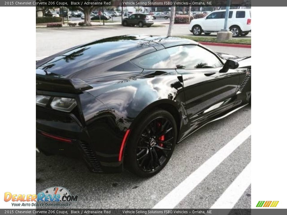 2015 Chevrolet Corvette Z06 Coupe Black / Adrenaline Red Photo #3