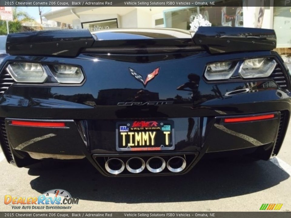 2015 Chevrolet Corvette Z06 Coupe Black / Adrenaline Red Photo #4