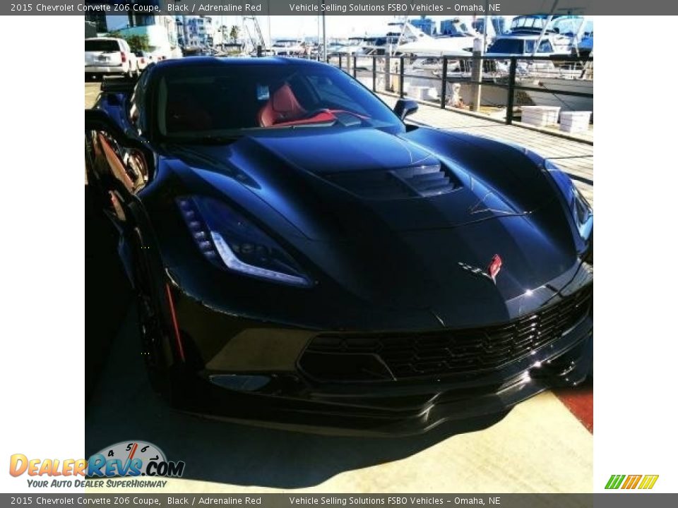 2015 Chevrolet Corvette Z06 Coupe Black / Adrenaline Red Photo #5