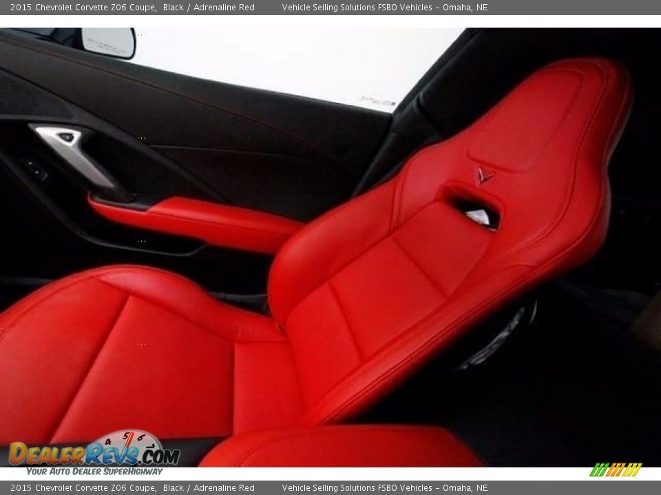 2015 Chevrolet Corvette Z06 Coupe Black / Adrenaline Red Photo #6