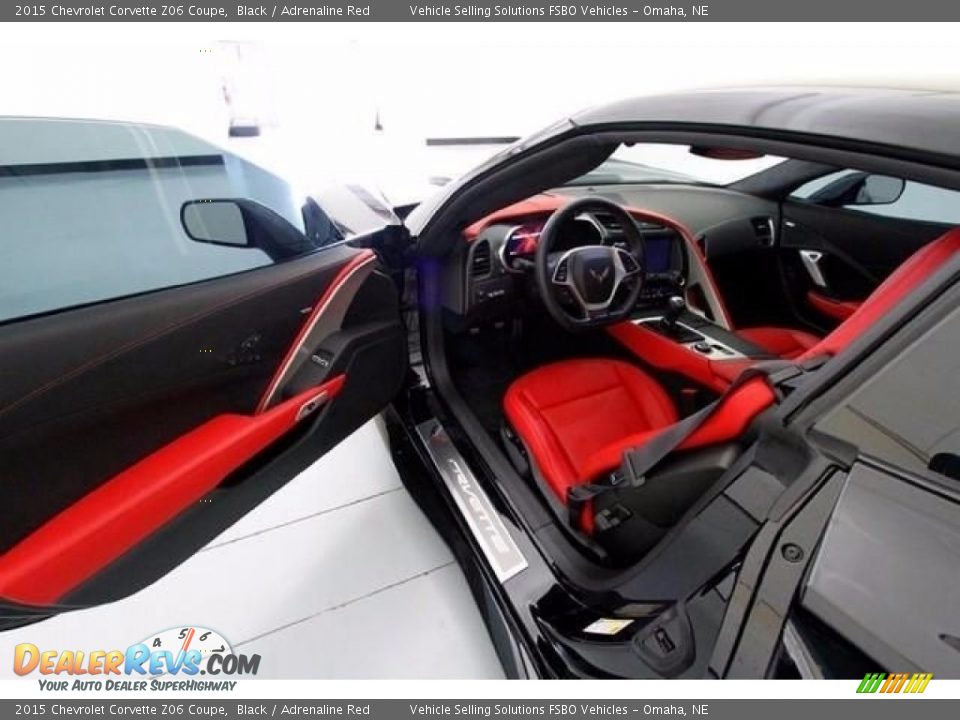 Adrenaline Red Interior - 2015 Chevrolet Corvette Z06 Coupe Photo #10
