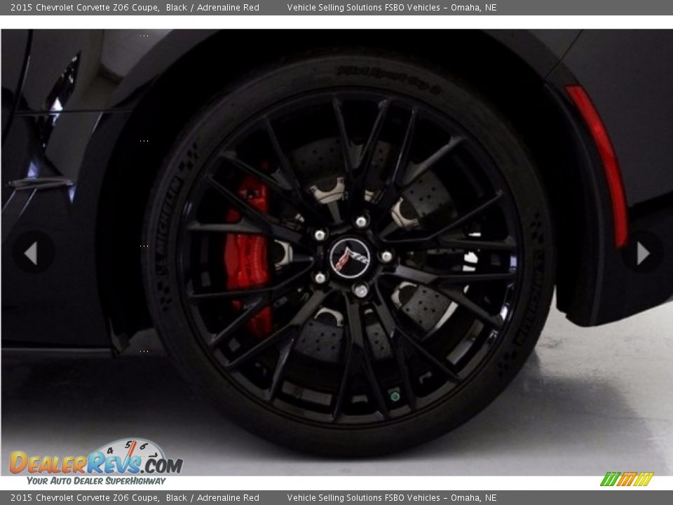2015 Chevrolet Corvette Z06 Coupe Black / Adrenaline Red Photo #13
