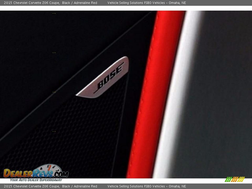 2015 Chevrolet Corvette Z06 Coupe Black / Adrenaline Red Photo #16