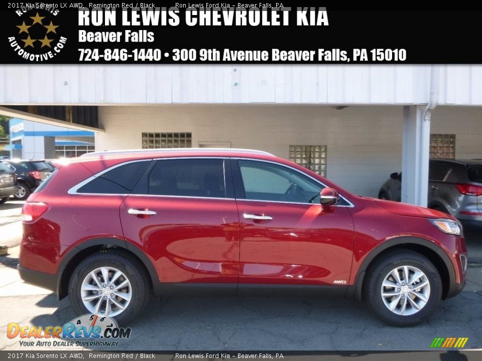 2017 Kia Sorento LX AWD Remington Red / Black Photo #1
