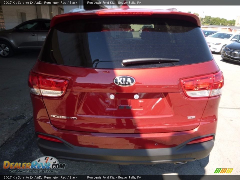 2017 Kia Sorento LX AWD Remington Red / Black Photo #4