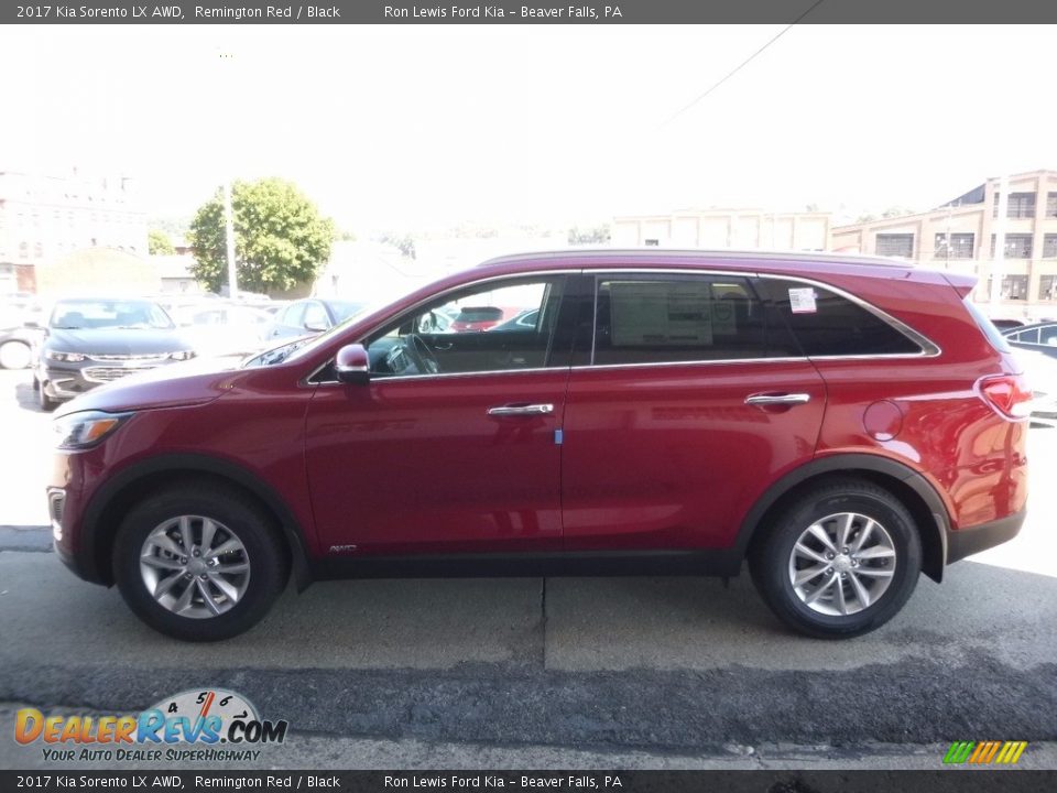 2017 Kia Sorento LX AWD Remington Red / Black Photo #6