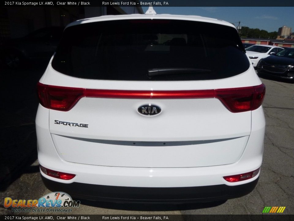 2017 Kia Sportage LX AWD Clear White / Black Photo #3