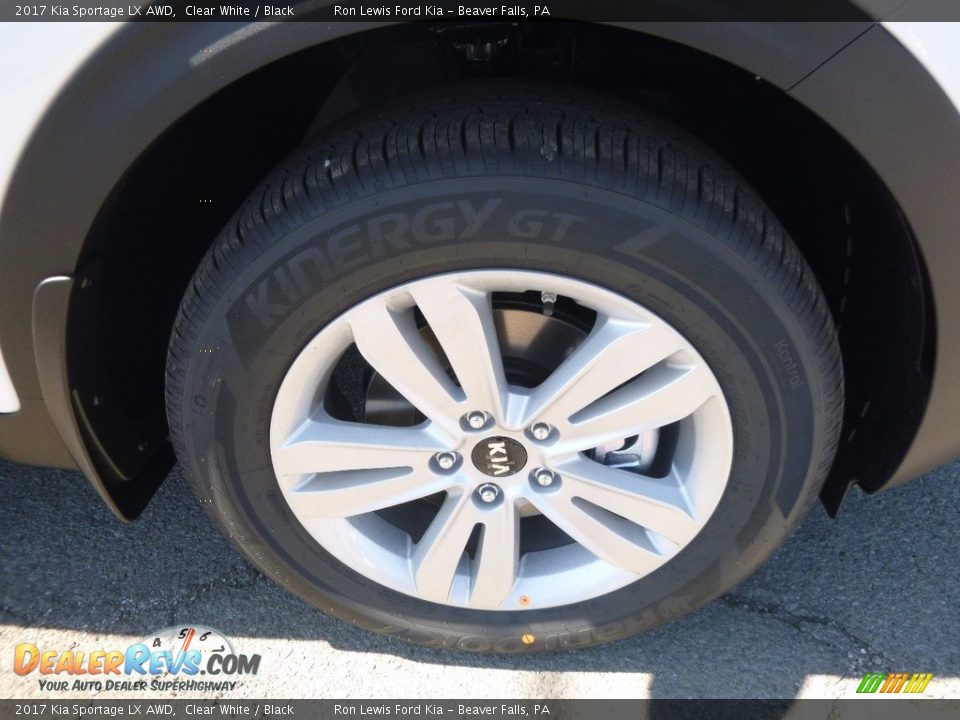 2017 Kia Sportage LX AWD Clear White / Black Photo #10