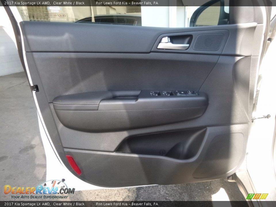 2017 Kia Sportage LX AWD Clear White / Black Photo #14