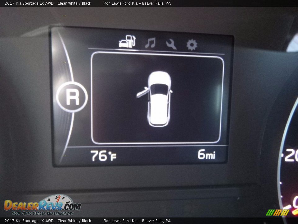 2017 Kia Sportage LX AWD Clear White / Black Photo #20