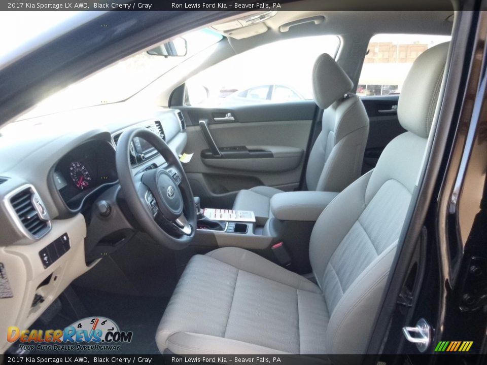 Gray Interior - 2017 Kia Sportage LX AWD Photo #11