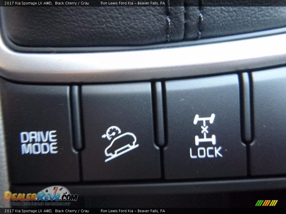 2017 Kia Sportage LX AWD Black Cherry / Gray Photo #18