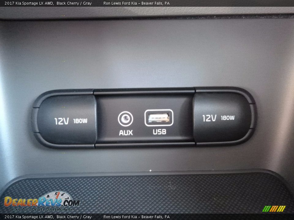2017 Kia Sportage LX AWD Black Cherry / Gray Photo #19
