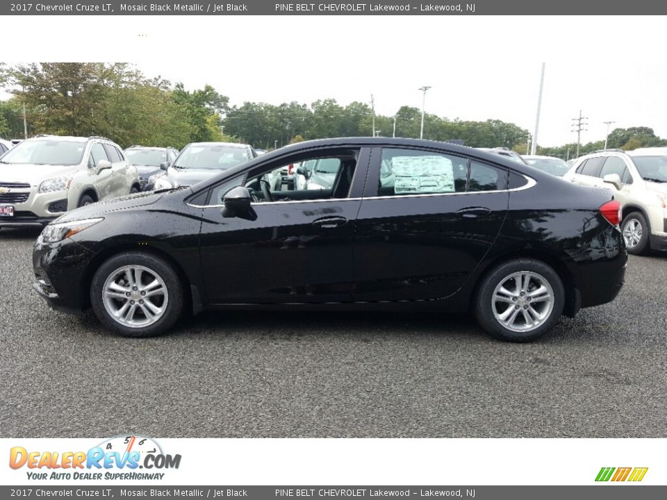 2017 Chevrolet Cruze LT Mosaic Black Metallic / Jet Black Photo #3