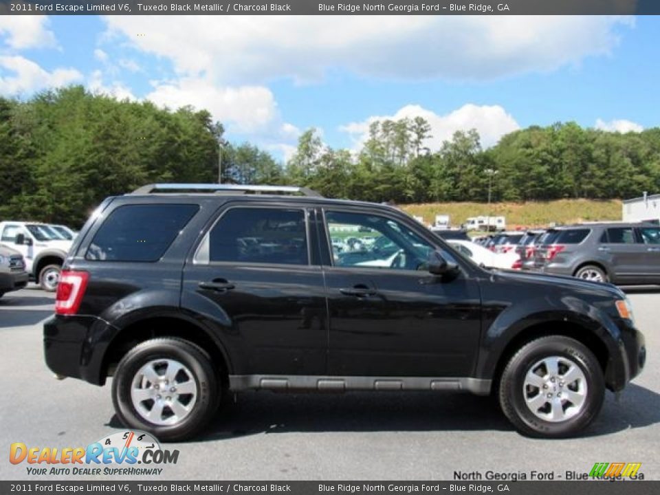 2011 Ford Escape Limited V6 Tuxedo Black Metallic / Charcoal Black Photo #6