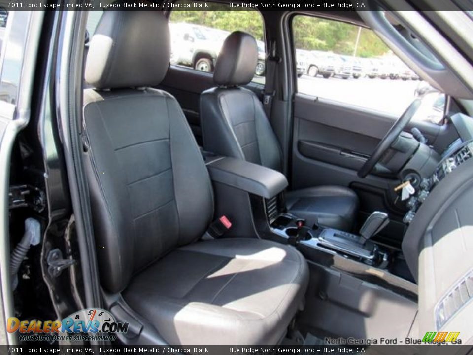 2011 Ford Escape Limited V6 Tuxedo Black Metallic / Charcoal Black Photo #12