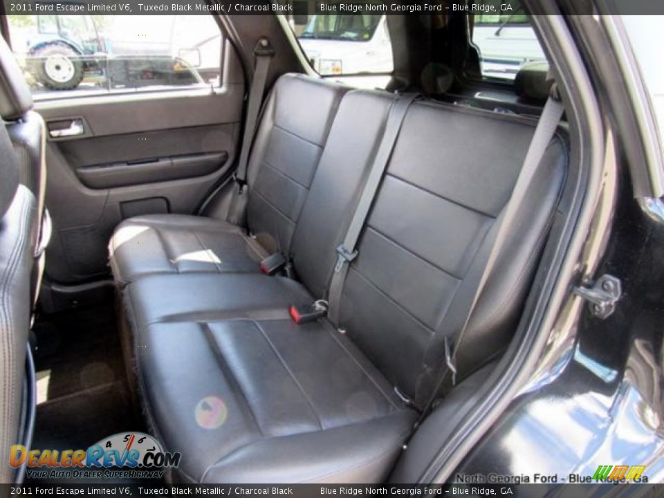 2011 Ford Escape Limited V6 Tuxedo Black Metallic / Charcoal Black Photo #13