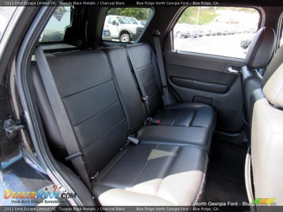 2011 Ford Escape Limited V6 Tuxedo Black Metallic / Charcoal Black Photo #14