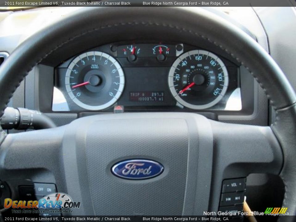2011 Ford Escape Limited V6 Tuxedo Black Metallic / Charcoal Black Photo #18