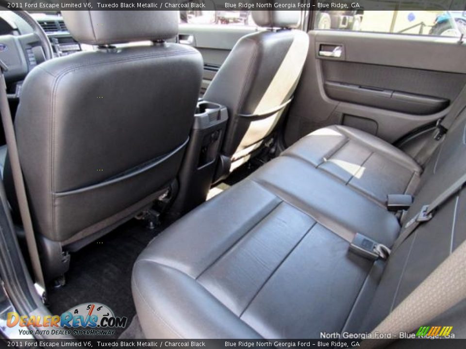 2011 Ford Escape Limited V6 Tuxedo Black Metallic / Charcoal Black Photo #30