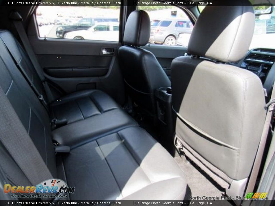2011 Ford Escape Limited V6 Tuxedo Black Metallic / Charcoal Black Photo #31