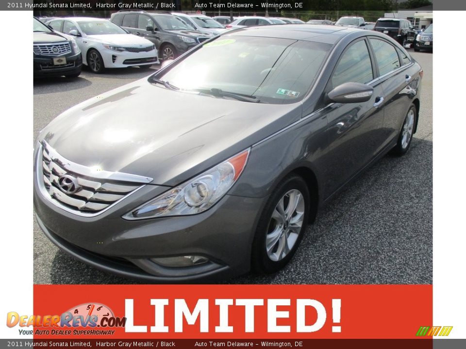 2011 Hyundai Sonata Limited Harbor Gray Metallic / Black Photo #1