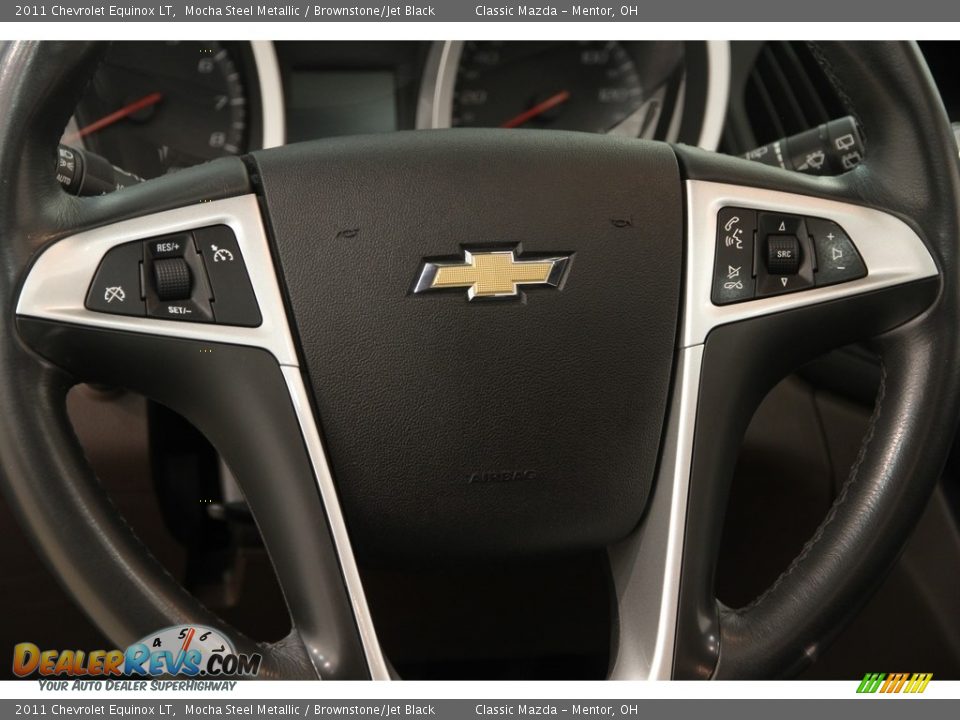2011 Chevrolet Equinox LT Mocha Steel Metallic / Brownstone/Jet Black Photo #8