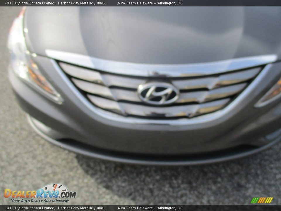 2011 Hyundai Sonata Limited Harbor Gray Metallic / Black Photo #20