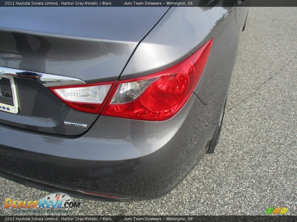 2011 Hyundai Sonata Limited Harbor Gray Metallic / Black Photo #21