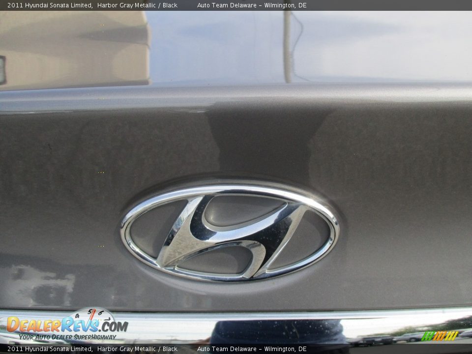 2011 Hyundai Sonata Limited Harbor Gray Metallic / Black Photo #22