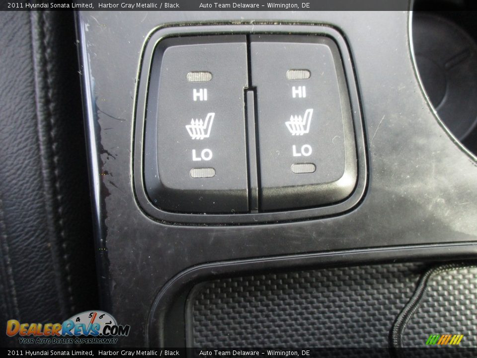 2011 Hyundai Sonata Limited Harbor Gray Metallic / Black Photo #32