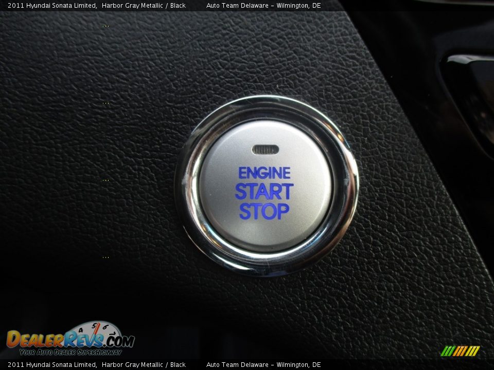 2011 Hyundai Sonata Limited Harbor Gray Metallic / Black Photo #33