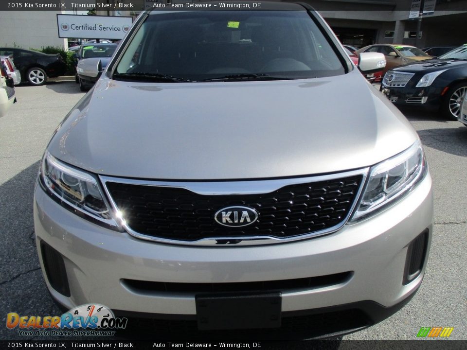 2015 Kia Sorento LX Titanium Silver / Black Photo #9