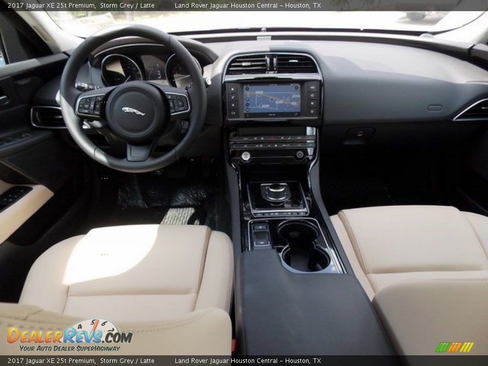 Dashboard of 2017 Jaguar XE 25t Premium Photo #4