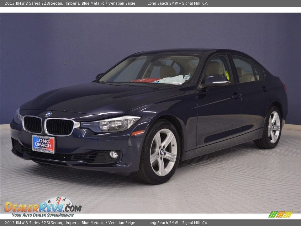 2013 BMW 3 Series 328i Sedan Imperial Blue Metallic / Venetian Beige Photo #3