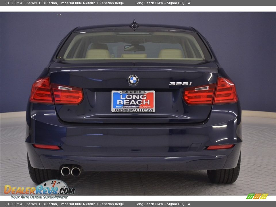 2013 BMW 3 Series 328i Sedan Imperial Blue Metallic / Venetian Beige Photo #6